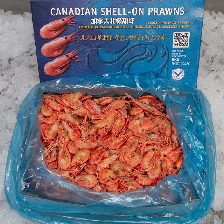 Shell on Prawns 5kg box £34.50 Deliver Fish